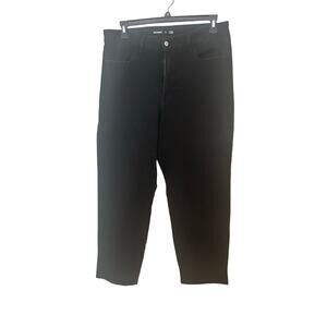 Women’s Old Navy Black High Rise Loose Straight Leg Jeans 16